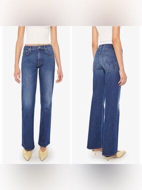 NWOT Mother Superior The Bookie Ankle Sneak Perfectly Imperfect Mid-Rise Bootcut